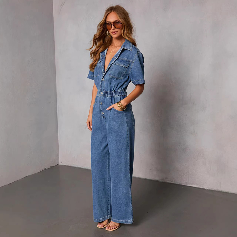 Macacão Jeans Feminino Retrô d - Vintage Fashion Trends avaliação e preço