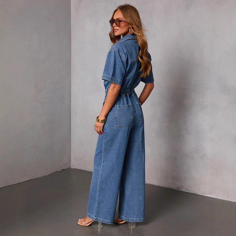 Macacão Jeans Feminino Retrô d - Vintage Fashion Trends avaliação e preço